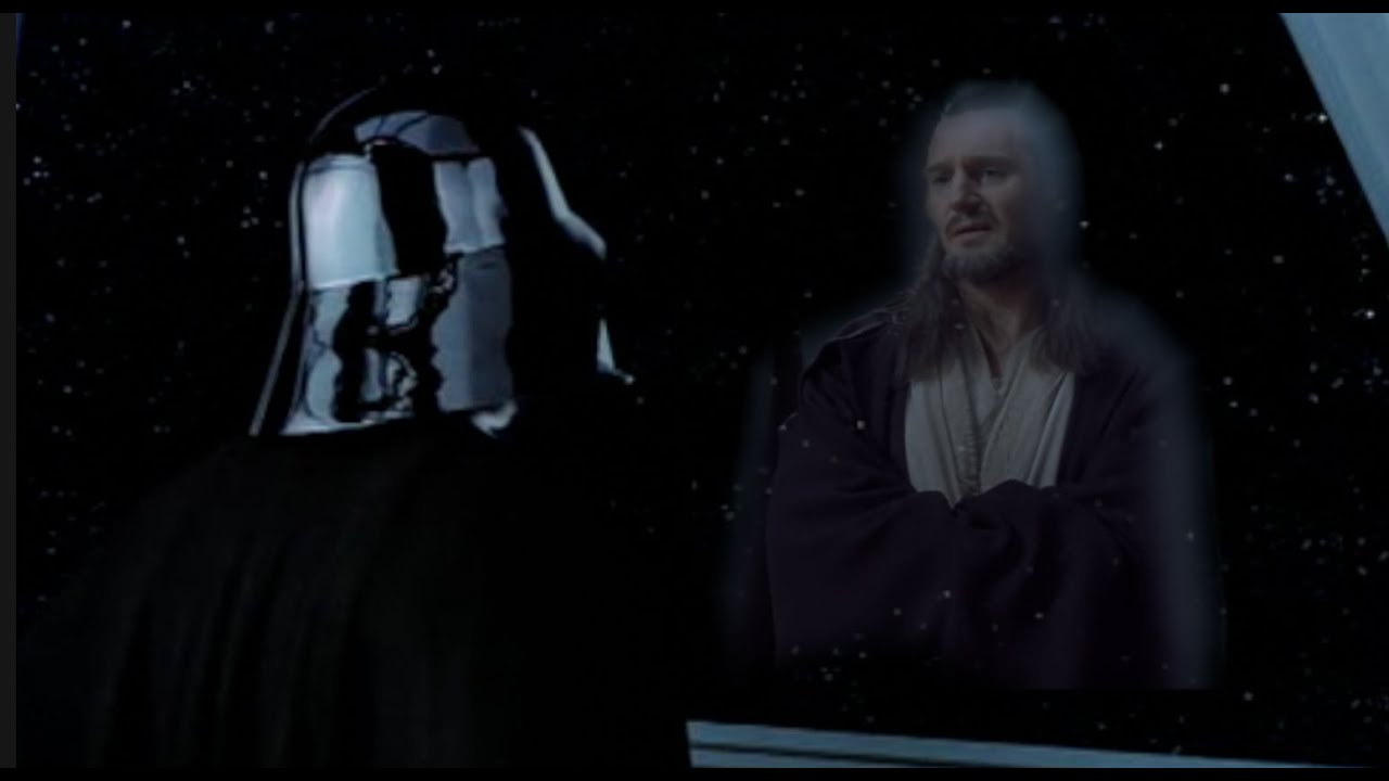Qui-gon Jinn Guides Darth Vader to Redemption