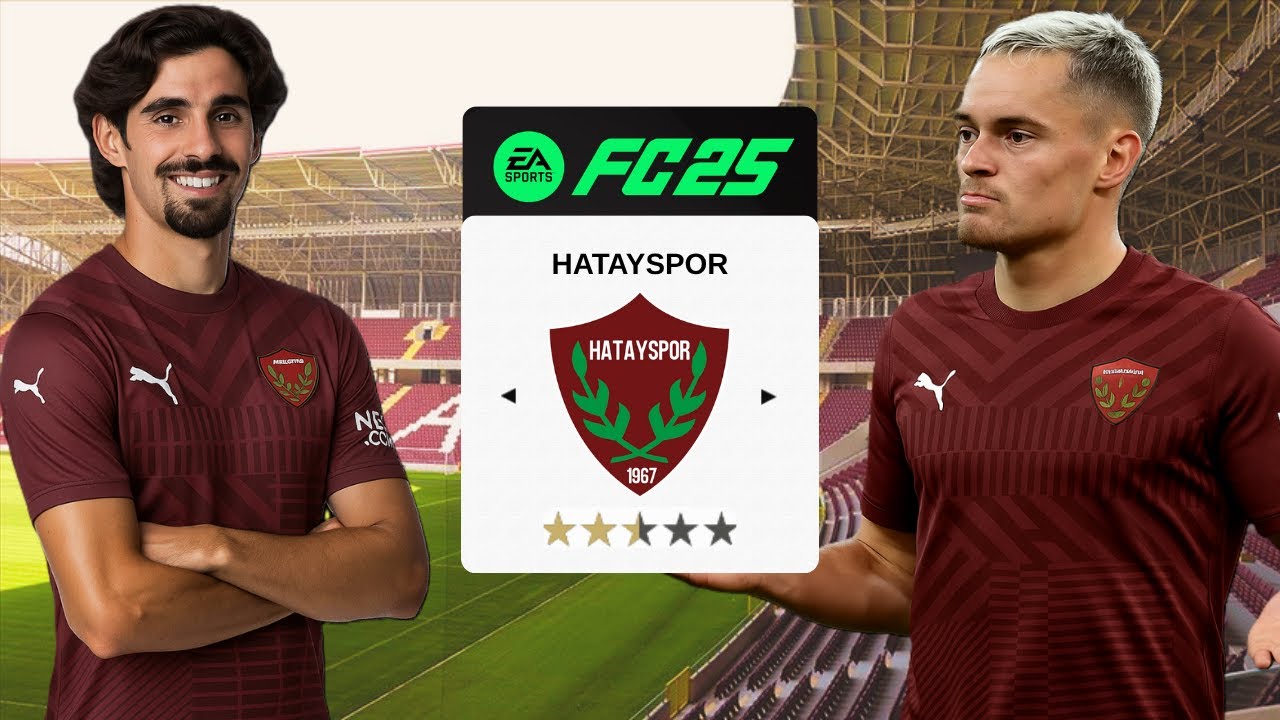 Süper Lig’den Düşen Hatayspor’u Ayağa Kaldırdım | FC 25 Hatayspor Rebuild