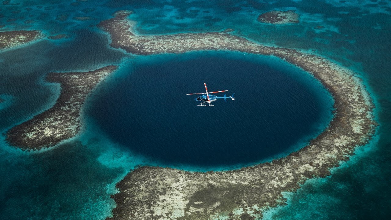 Astrum Helicopters Aerials The Great Blue Hole