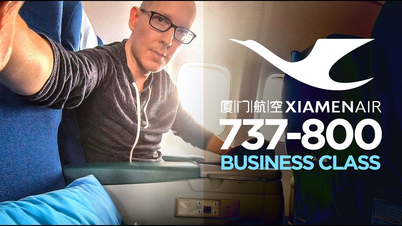 Xiamen Airlines 737-800 business class review (it's *good*)