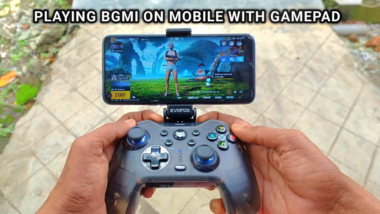 PLAYING BGMI ON MOBILE WITH GAMEPAD 2025 || BUYING NEW GAMEPAD FROM YOUTUBE MONEY 💰