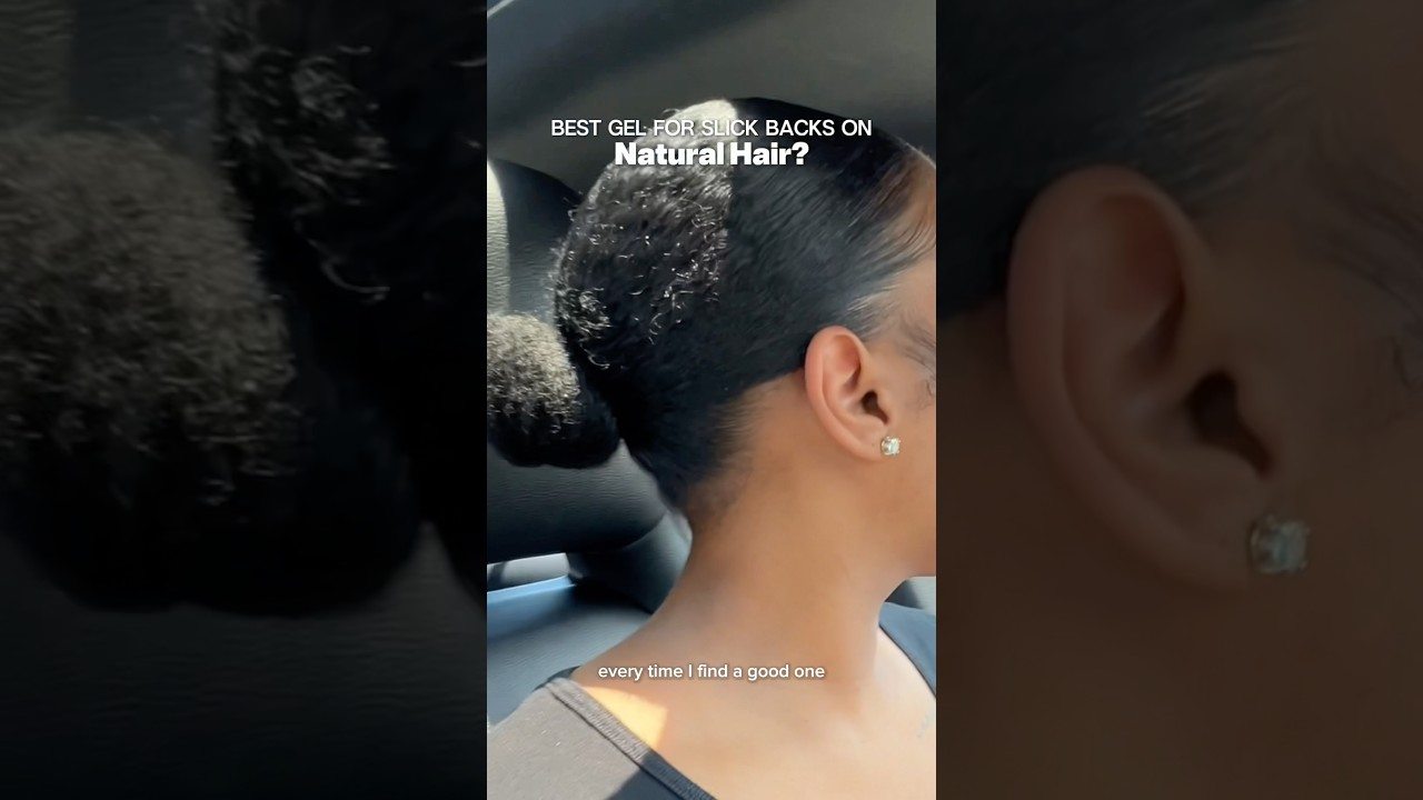 What&rsquo;s The Best Gel For Slick Backs On Natural Hair? 👀 #naturalhair #protectivestyles