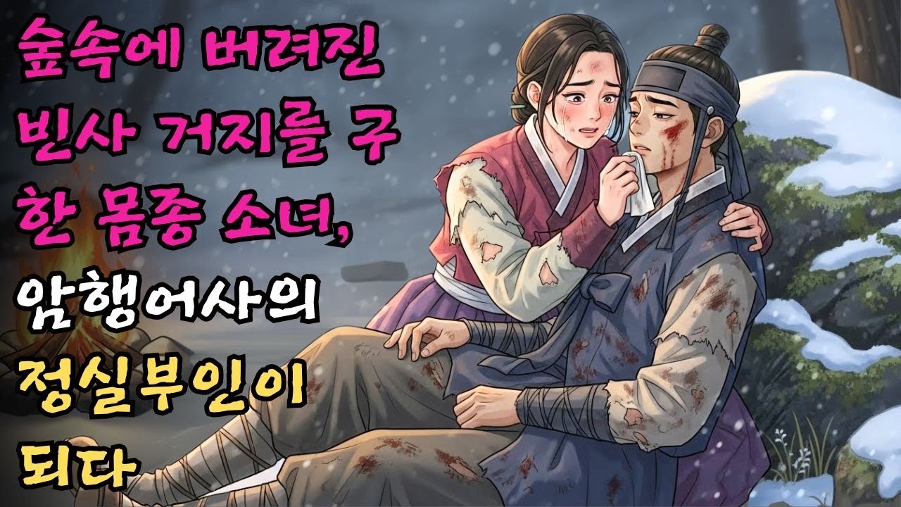 숲속에 버려진 빈사 상태의 거지를 살려낸 몸종 소녀가 암행어사의 정실부인이 된 사연 | 조선 야담 민담 #야담 #민담 #전설 #설화