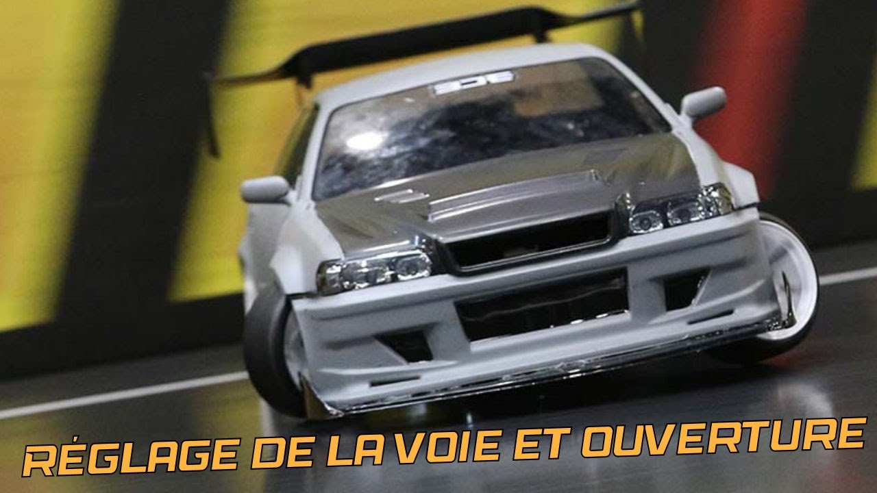 RC DRIFT // Réglage de la voie et de l'ouverture