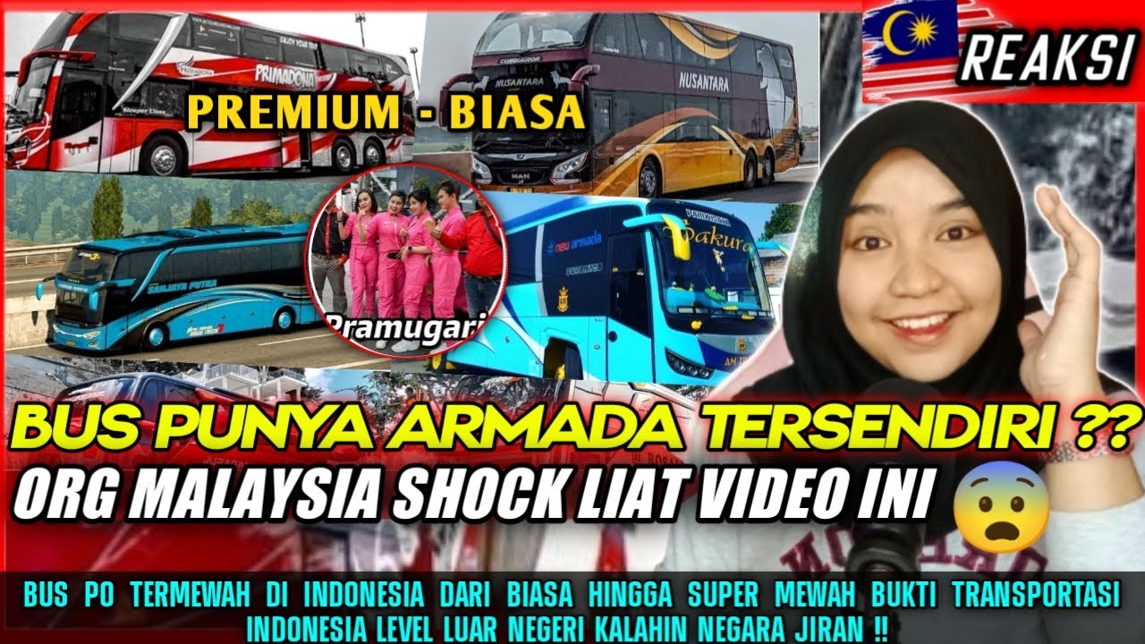 5 PO BUS TERMEWAH INDONESIA ❗❗ BIKIN ORANG MALAYSIA SHOCK PAS TAU😨😨🇮🇩🇲🇾