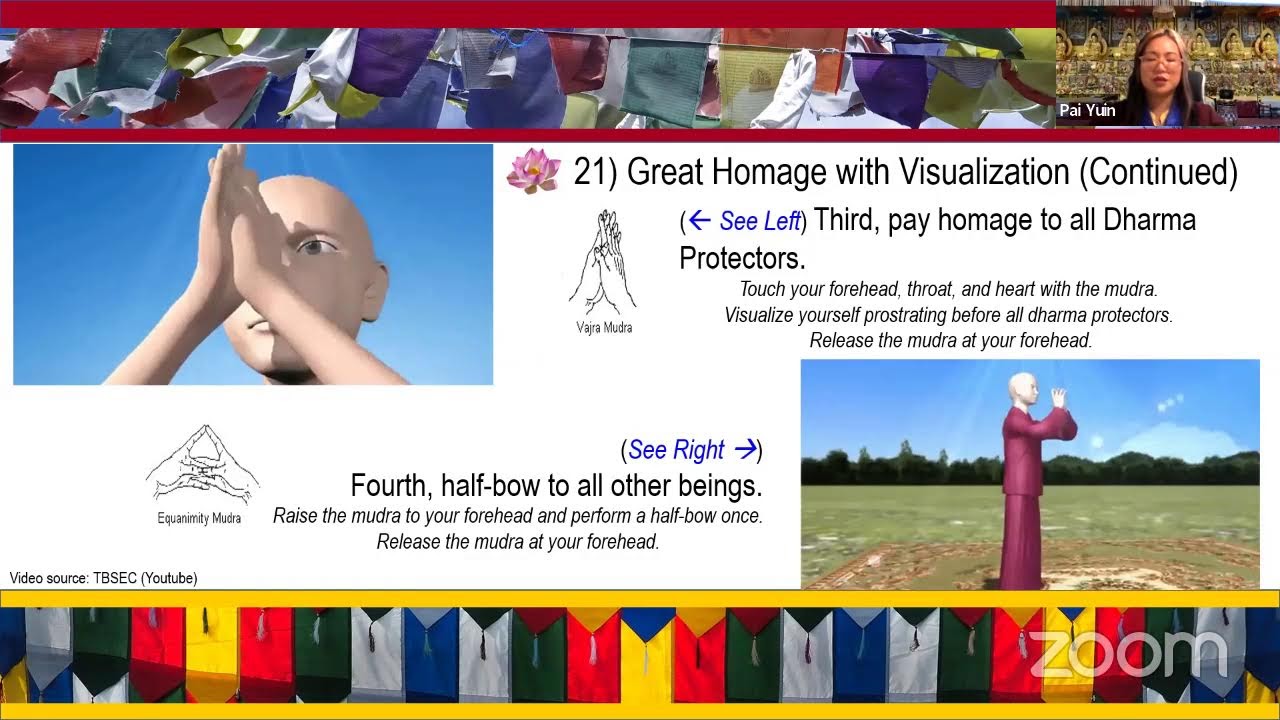2023.10.07 Sat. TBS Vajrasattva Sadhana, Four Preliminaries (Seattle Time PST 8:30am)