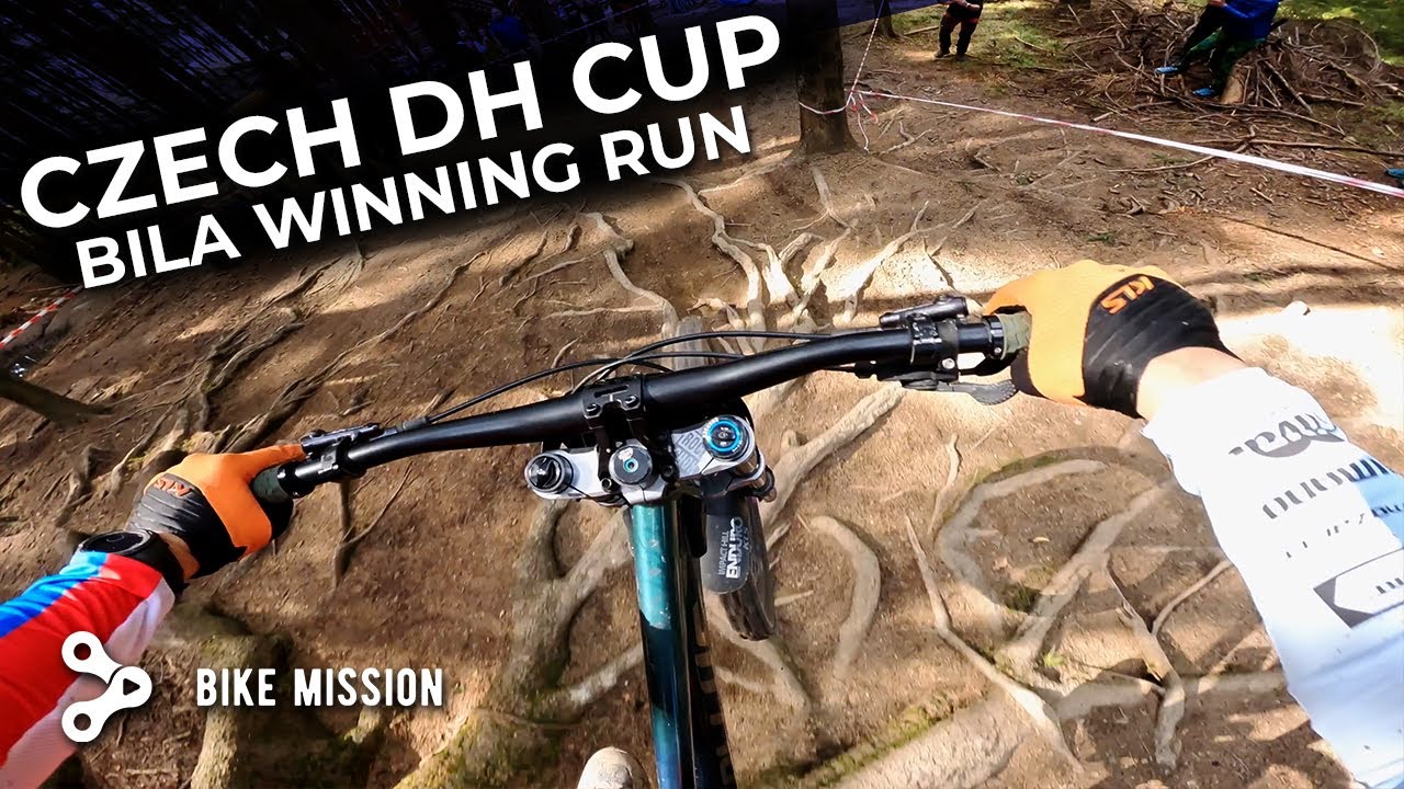 VÍŤAZNÁ JAZDA ČESKÝ POHÁR MTB DH - Bílá 2023! | BIKE MISSION
