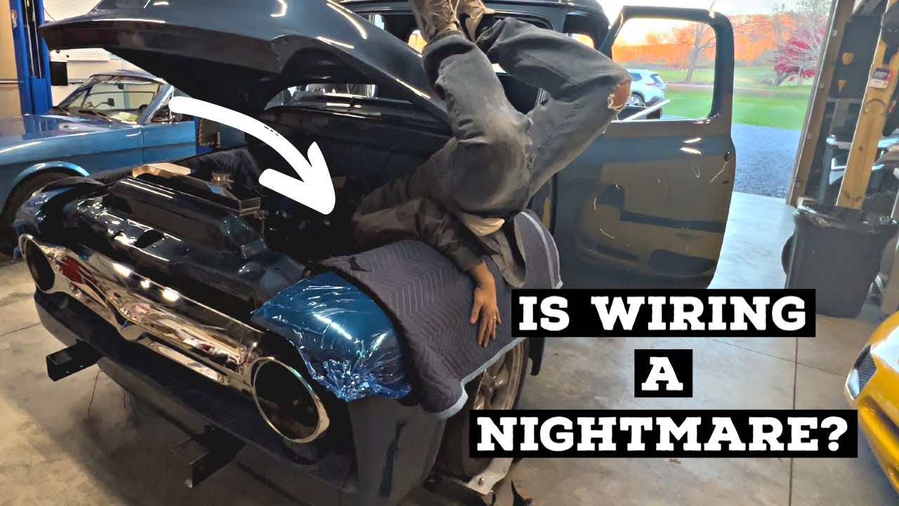 CLASSIC TRUCK WIRE TUCK: American Autowire Harness Install- 1953 Ford F100 Restoration