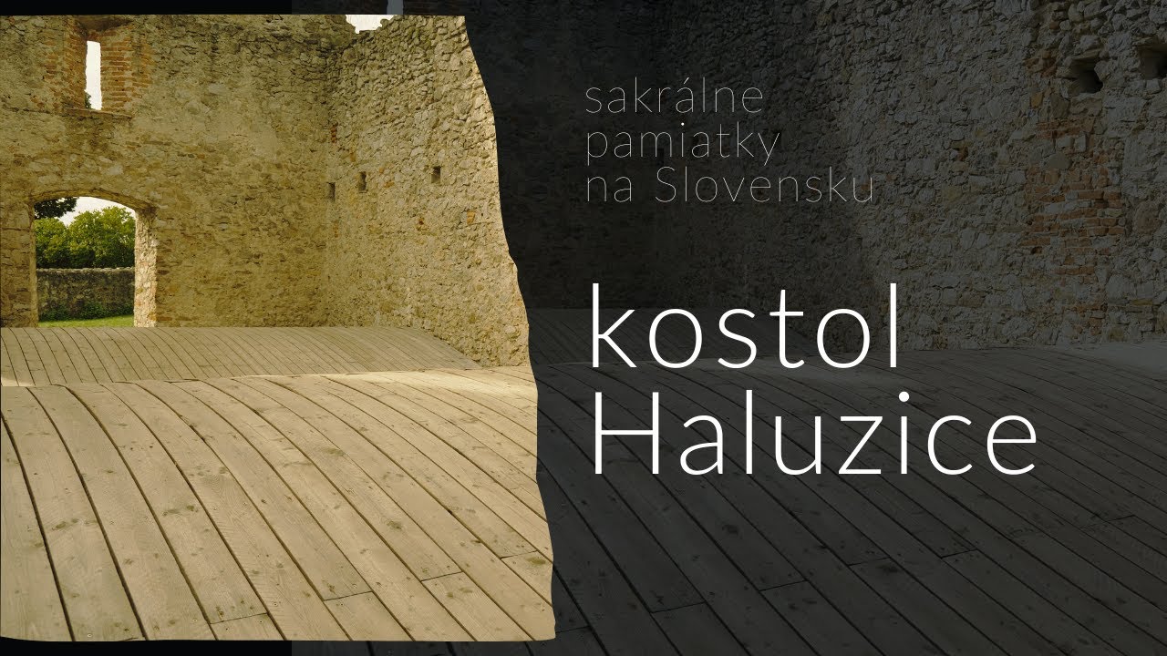 Ruiny románskeho kostola Haluzice