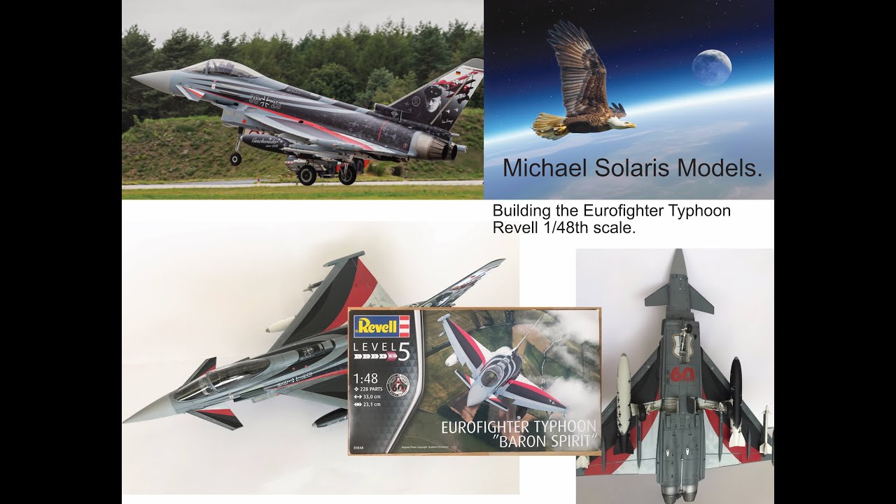 Building the Revell 1/48 Eurofighter Typhoon scale model.