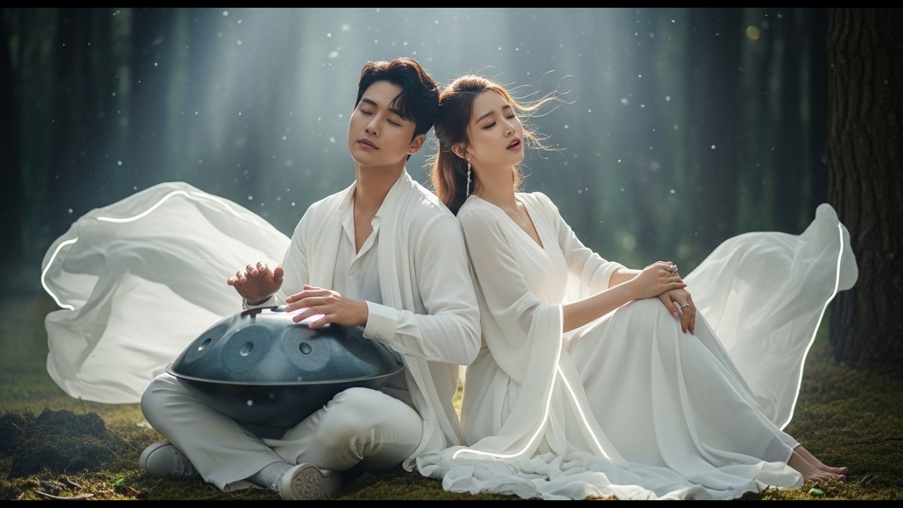 Sleep Music Live 🌙 Handpan Night Ambience for Deep Rest