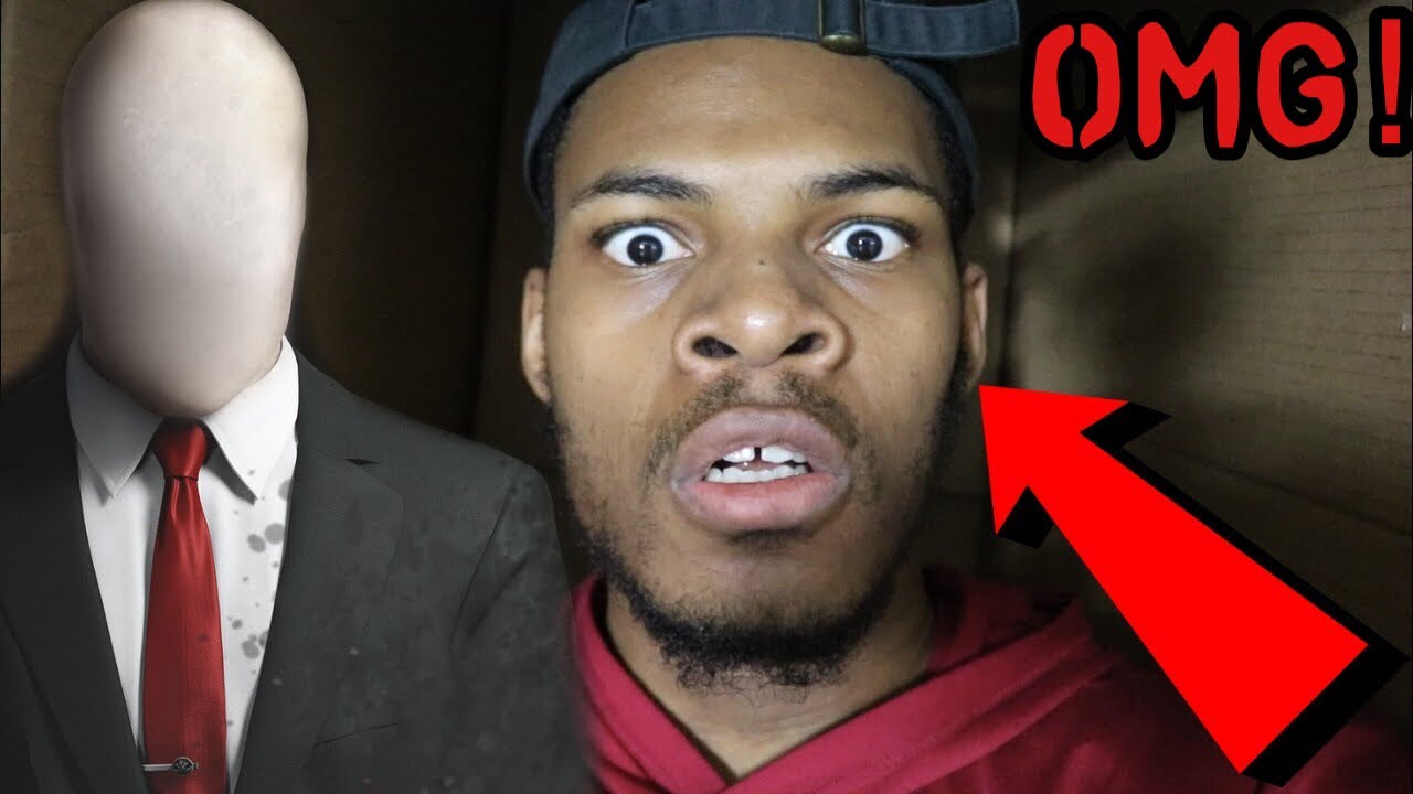 MAILING MYSELF TO SLENDERMAN (MADE IT TO HIS FOREST) I FOUND HIM (HE CHASED ME) OMG!!!