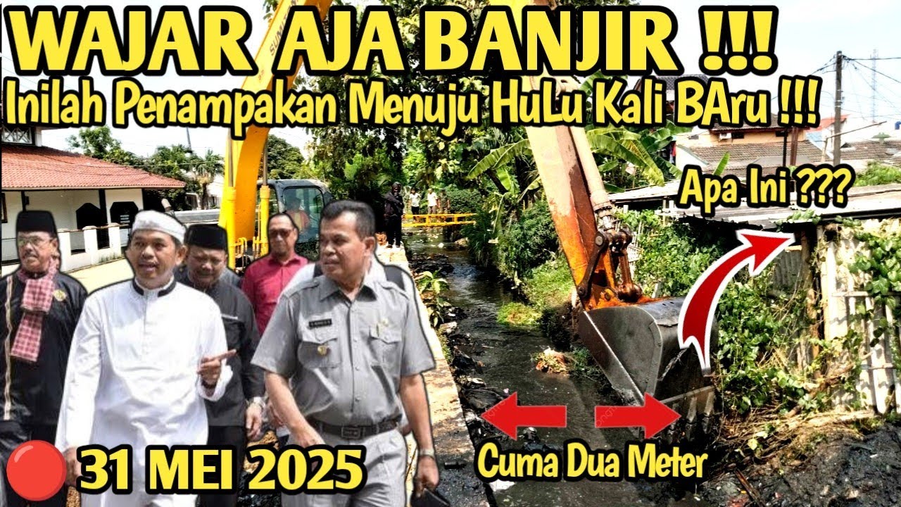 PARAH SAMPAH MENGENDAP DAN SEPERTI LUMPUR LAPINDO TAPI LEBIH PEKAT INILAH KALI BARU ARAH HILIR