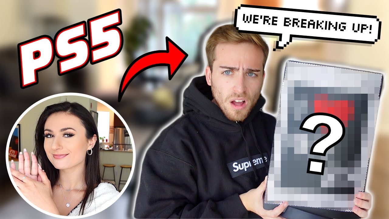 Bedazzling My Boyfriend's PS5 *BACKFIRED*