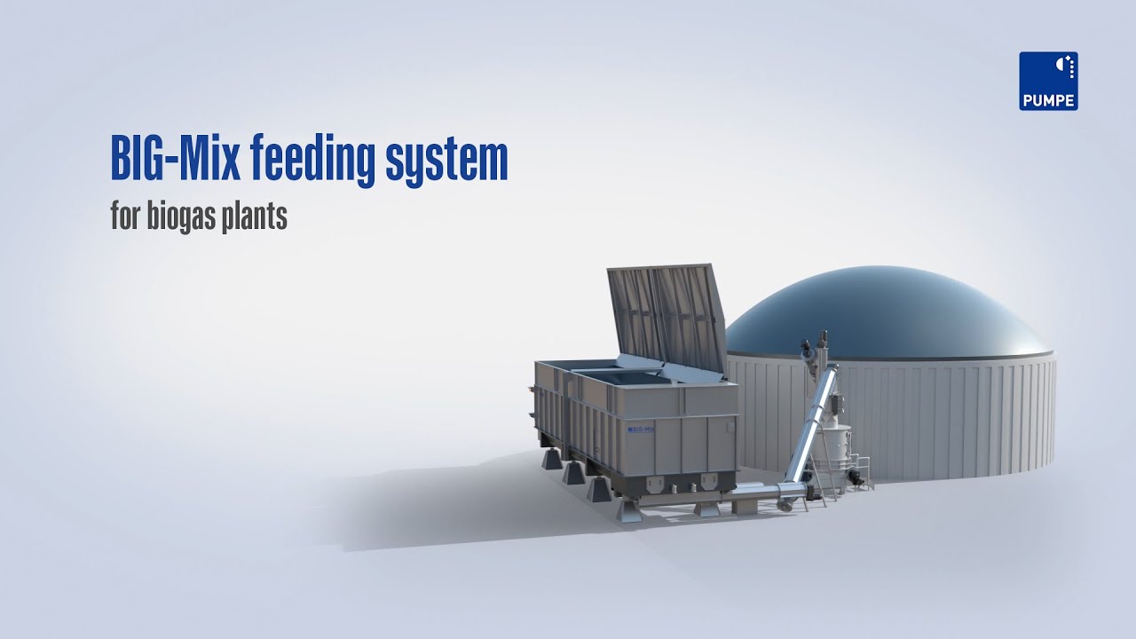 BIG-Mix feeding system for biogas plants