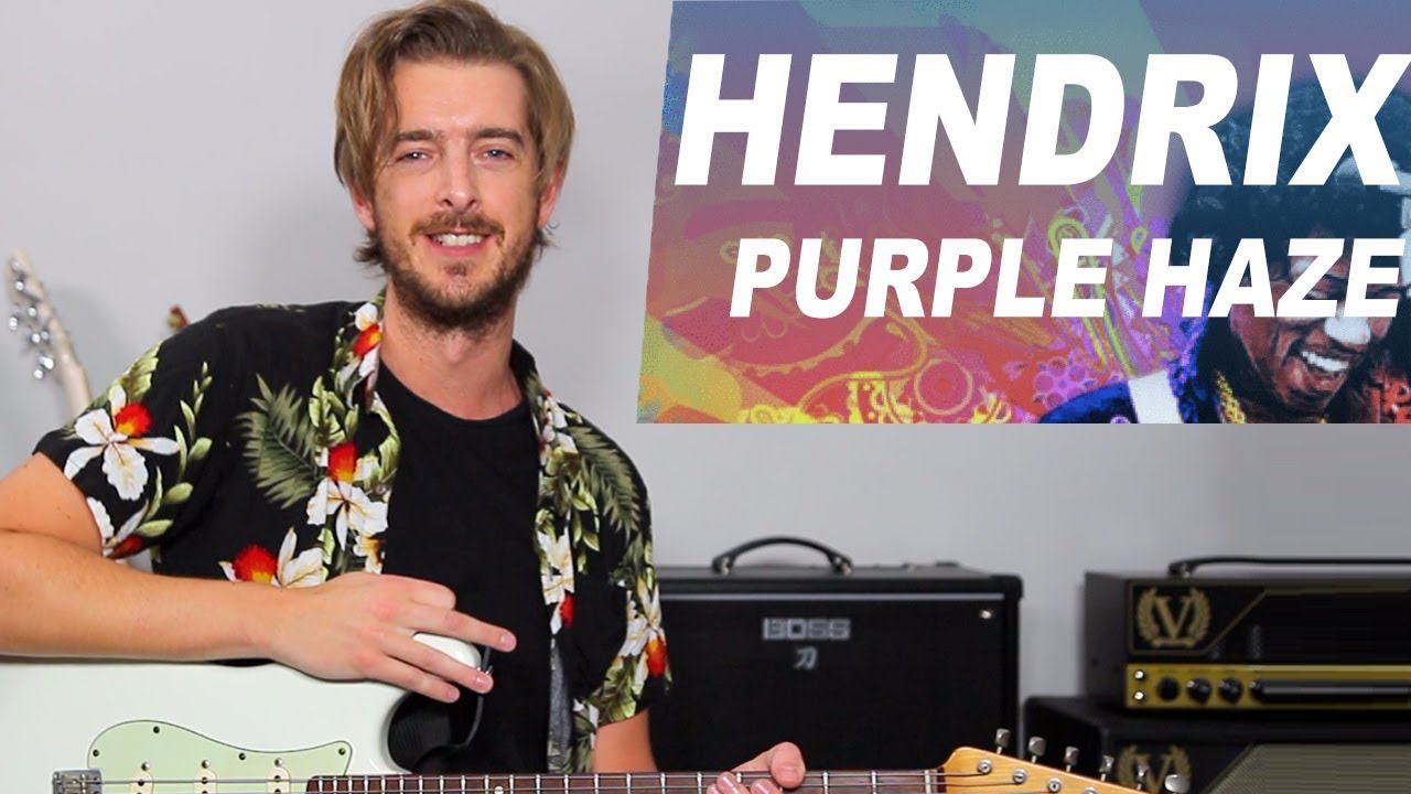 JIMI HENDRIX - PURPLE HAZE Guitar Lesson Tutorial - how to play