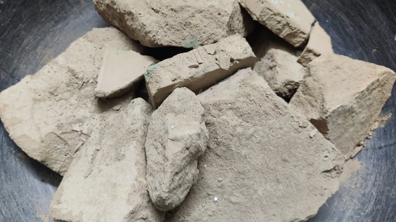 Dusty Brown Dirt Chunks Dry Crumbling & Powder Play ASMR
