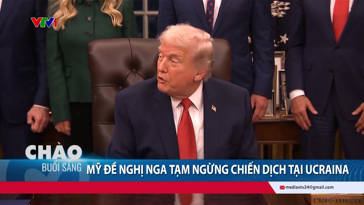 Mỹ đề nghị Nga tạm ngừng chiến dịch tại Ucraina | Cụm tin Quốc tế | VTV24
