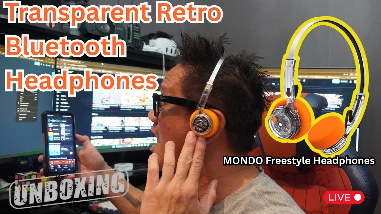 Filipino Rebel Review the Best Retro Wireless Headphones ? MONDO Freestyle Unboxing + Sound Test