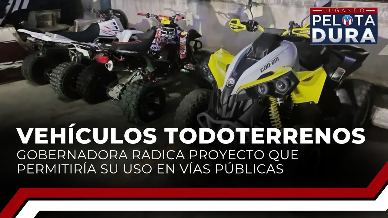 Vehículos todoterrenos: Gobernadora radica proyecto que permitiría su uso en vías públicas