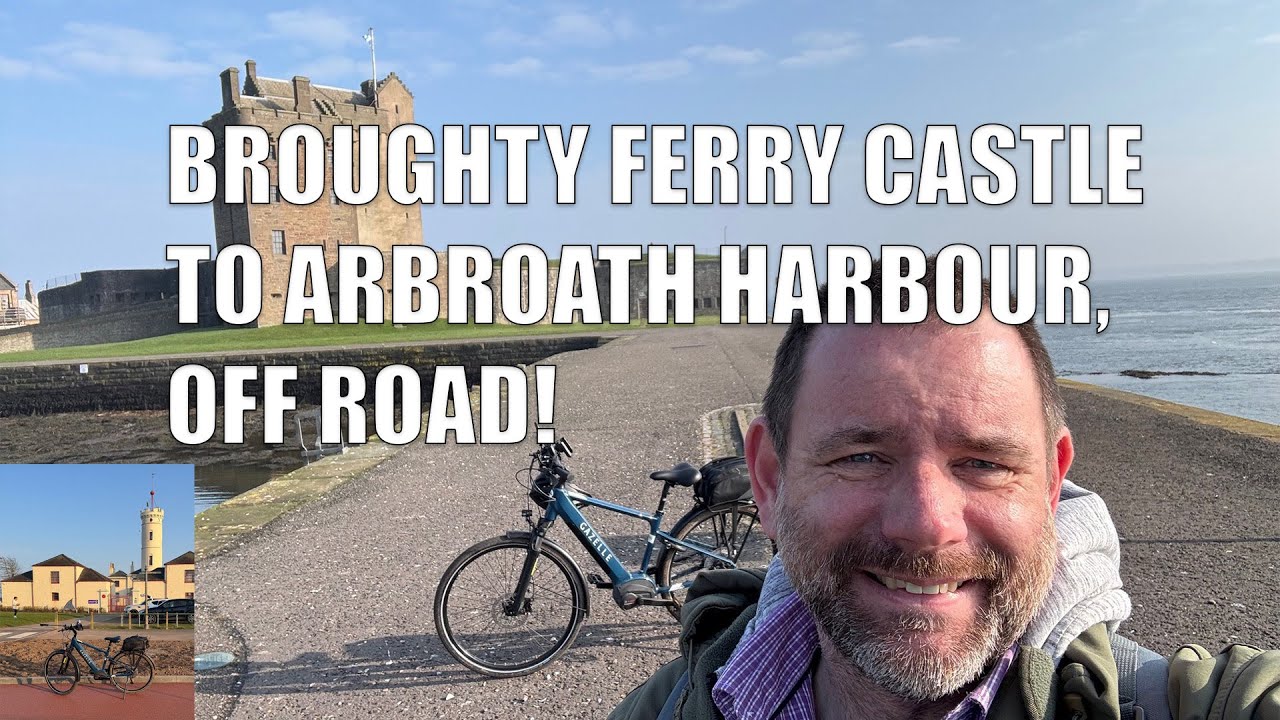 Broughty Ferry Castle to Arbroath Harbour, off road!