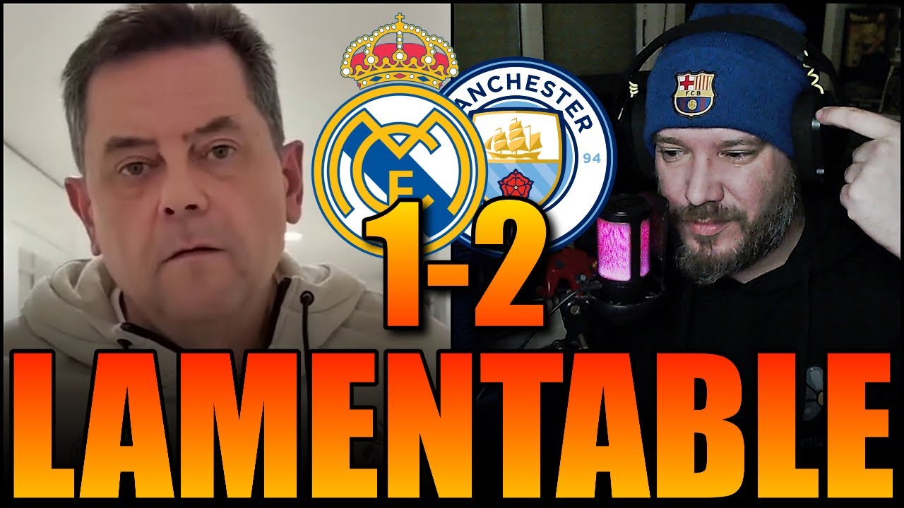 😡 TOM&Aacute;S RONCERO, DEJA AL MADRIDISMO EN PAZ: LO DE LA CAVERNA ES LAMENTABLE: REAL MADRID 1-2 CITY