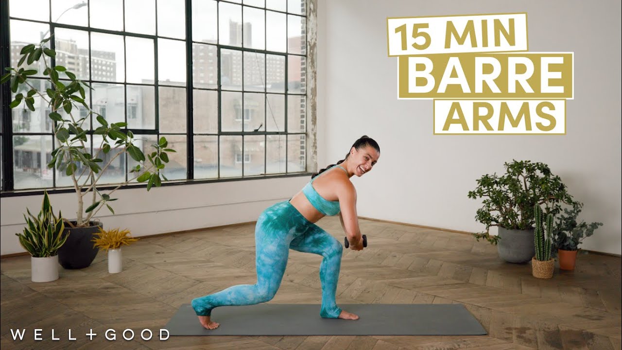 15 Minute Barre Arms Workout | Trainer of the Month Club | Well+Good