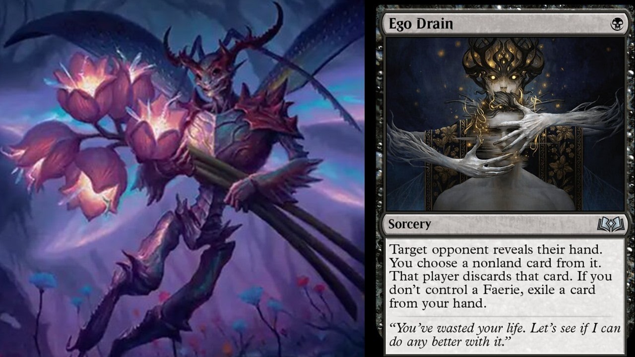 😈EGO DRAIN 🧚‍♀️LORWYN FADES🧚‍♀️ mtg Arena Estàndard