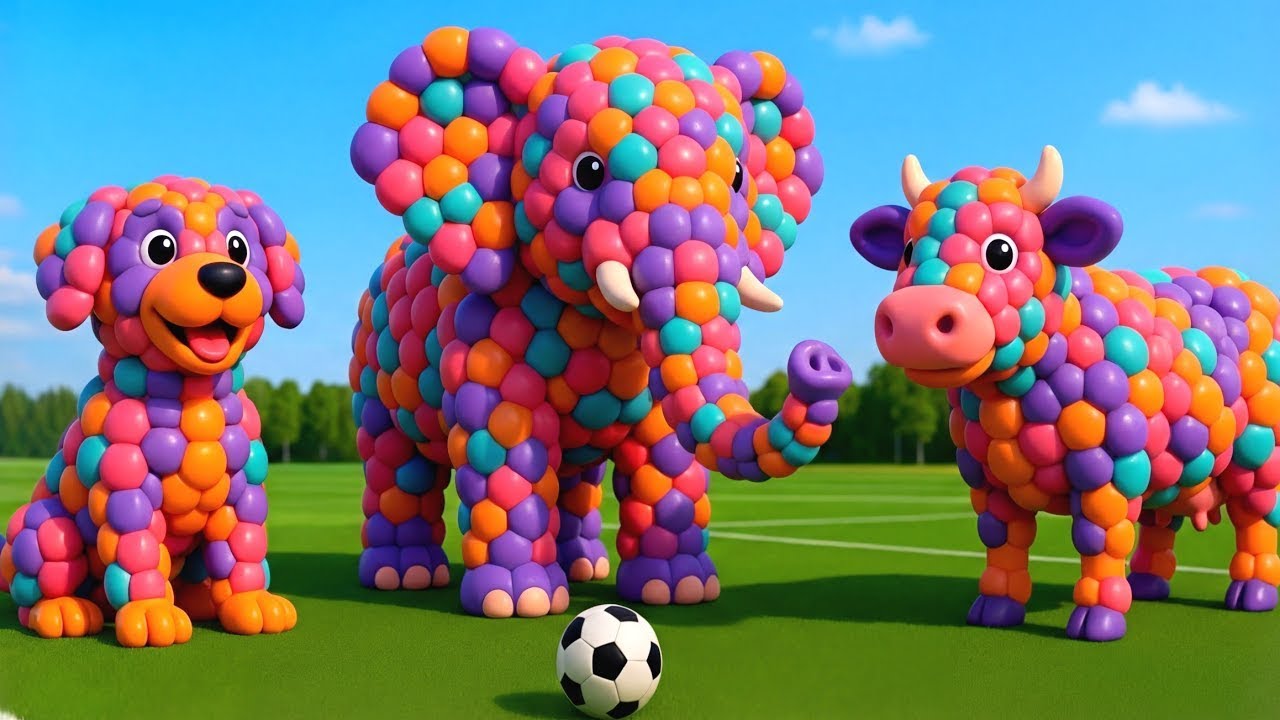 The mascot vibrato assistant Dog placed on the football field is popular, co-produced,and creative