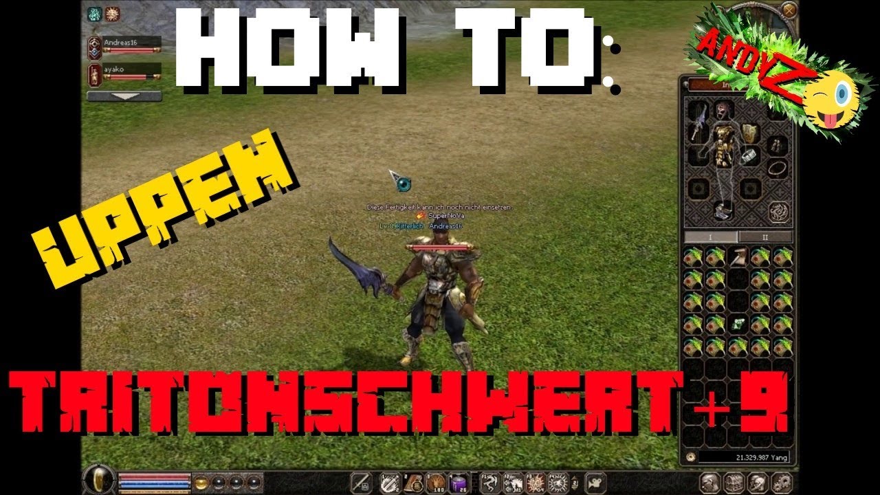 HOW TO: Metin2 Tritonschwert+9 uppen