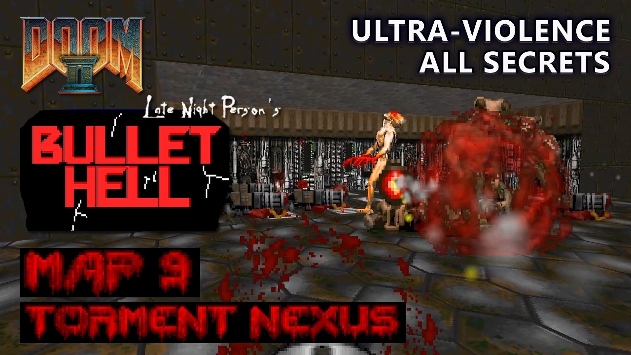 Doom 2 - Bullet Hell - Map 9 - Ultra-Violence - All Secrets