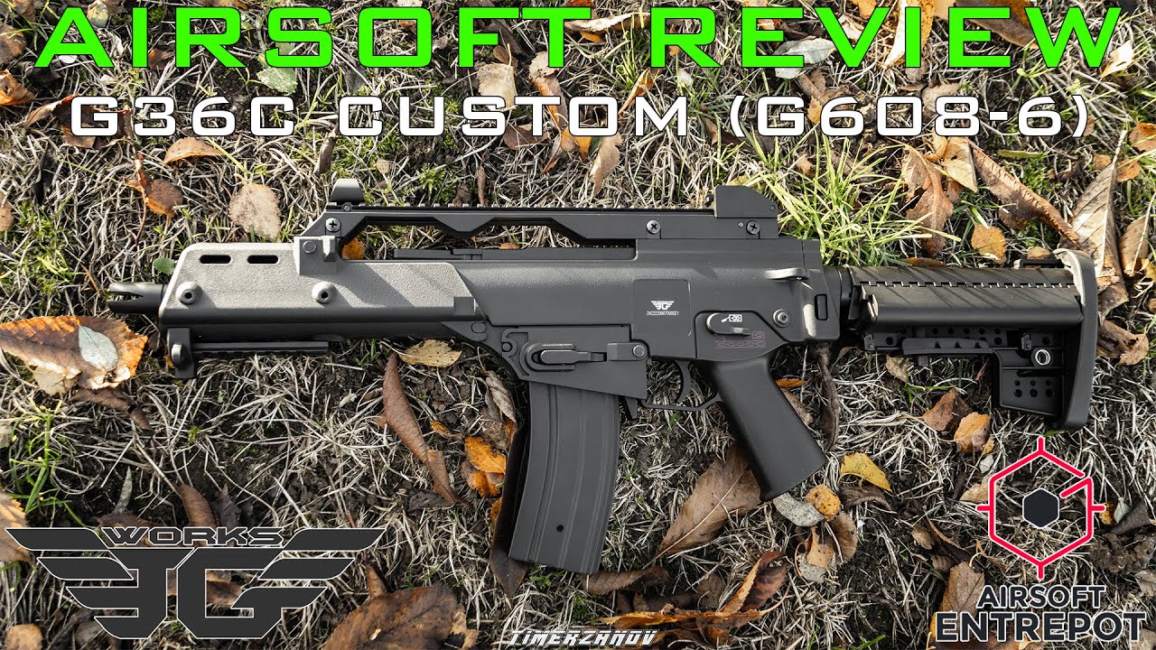 Airsoft Review #214 Jing Gong G36C Custom (G608-6) AEG (Airsoft Entrepot) [FR]