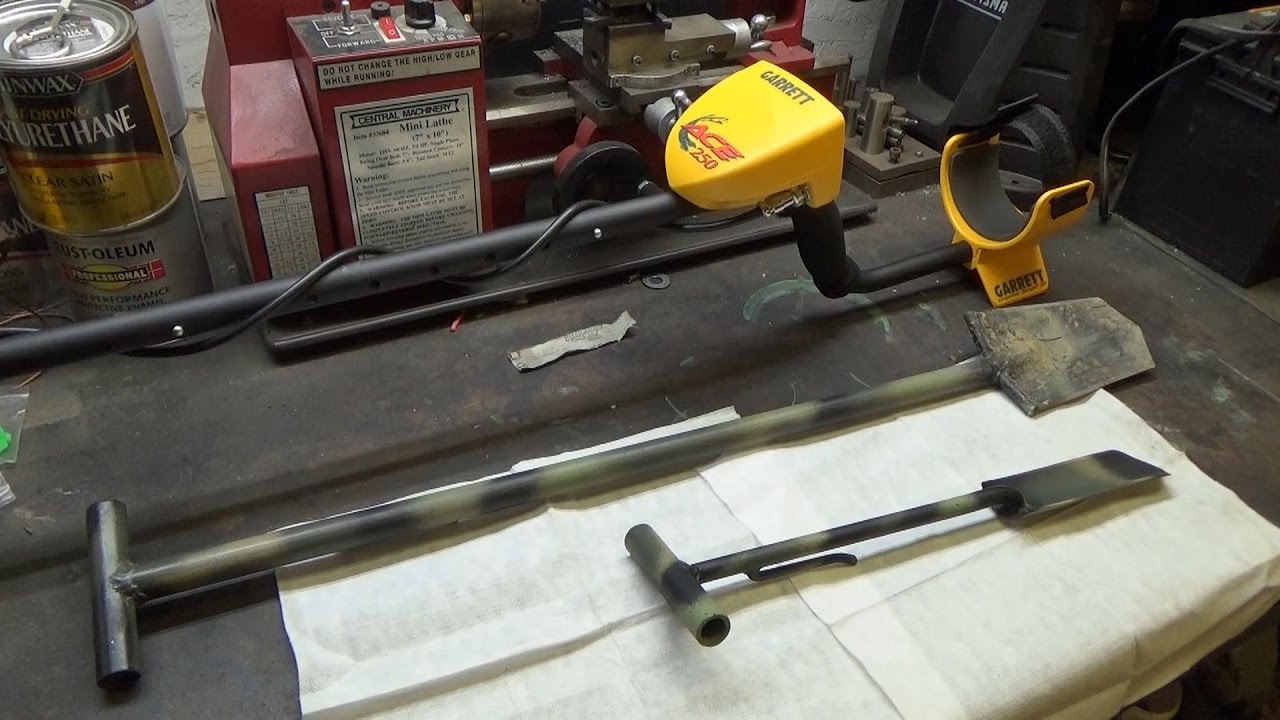 metal detector my homemade shovels