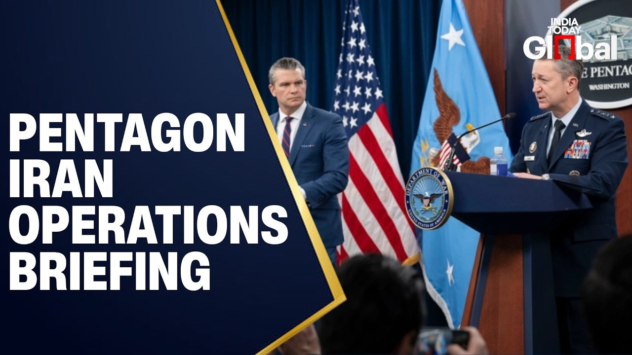 LIVE: Defense Secy Hegseth & Gen Caine Brief on U.S. Combat Operations Against Iran