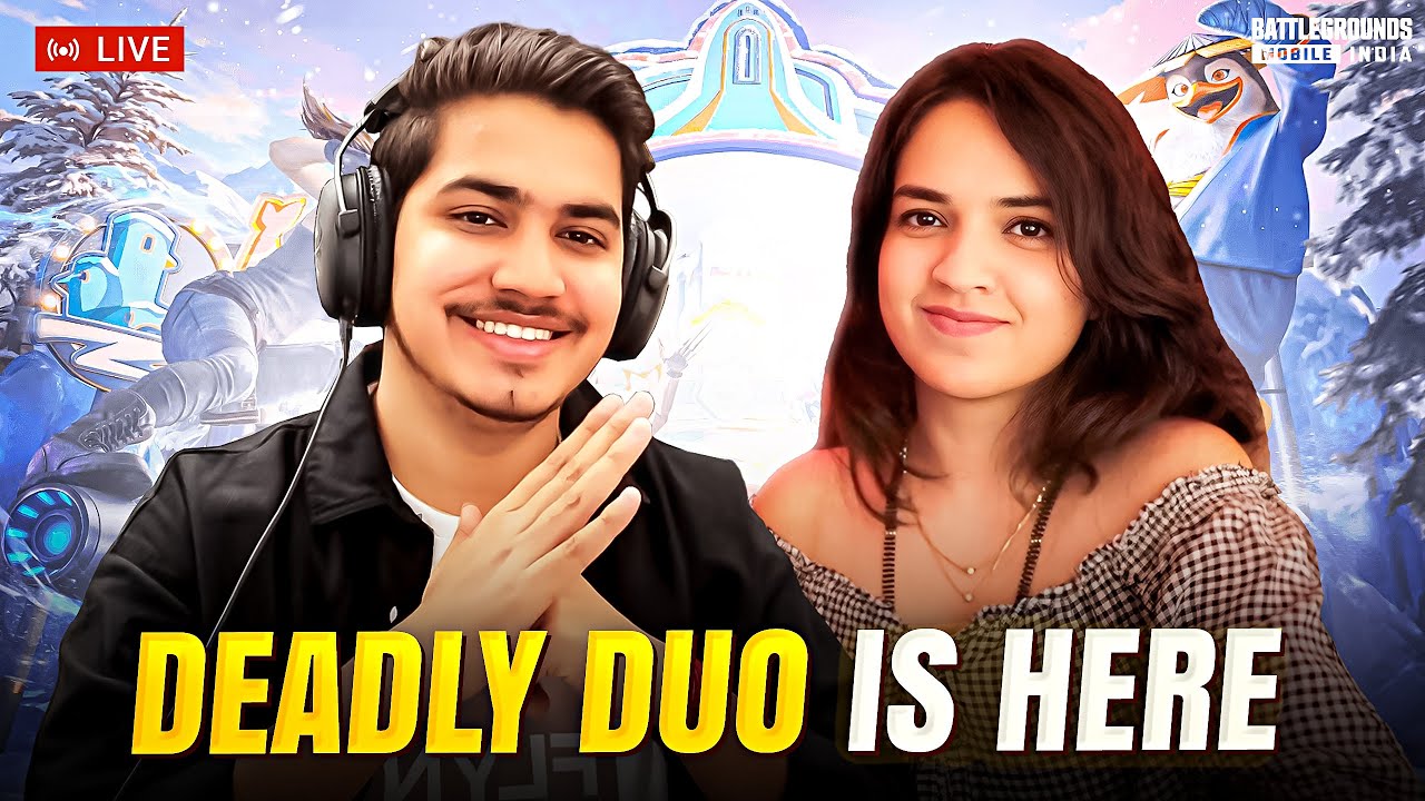 NEW UPDATE 4.1 is here | Deadly Duo | GoDTusharOP is Live | bgmi