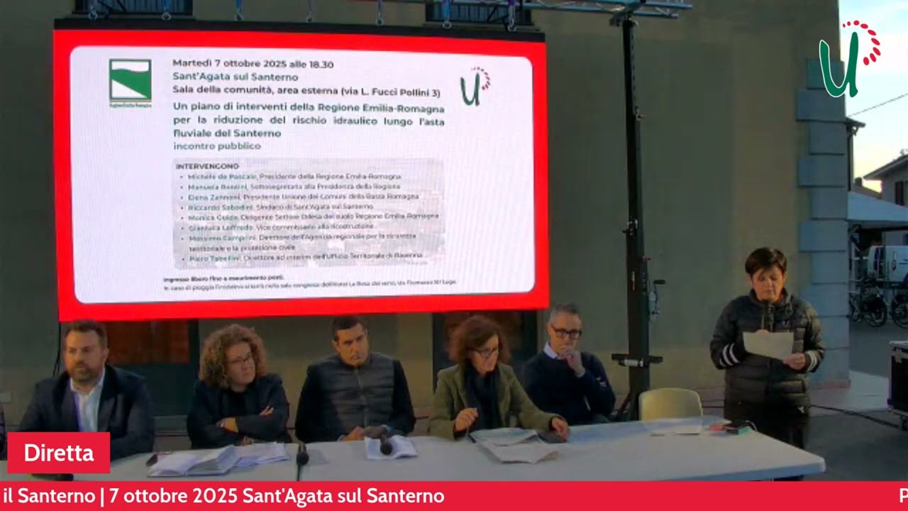 Piano di interventi della Regione Emilia-Romagna - riduzione del rischio idraulico lungo il Santerno