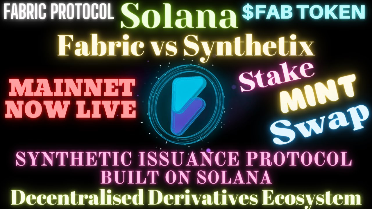 🔴 Fabric Protocol | $FAB Token | Synthetic Issuance Protocol Built on Solana | 🔥Fabric vs Synthetix