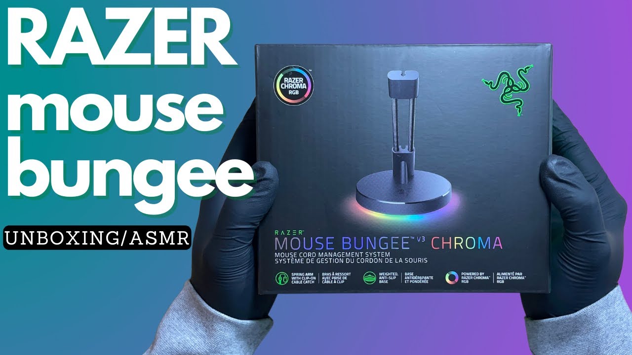 Razer Mouse Bungee V3 Unboxing/Gameplay | ASMR