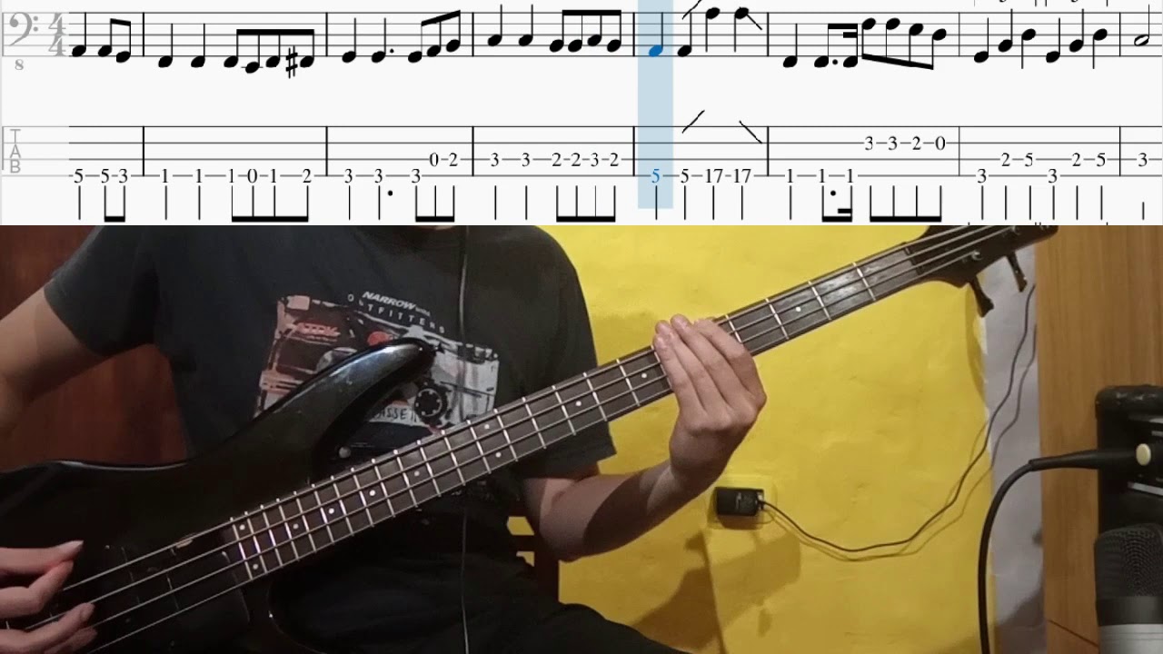 Fatal destino - Bulldog - Bajo + Tablatura - Bass Cover + Tabs
