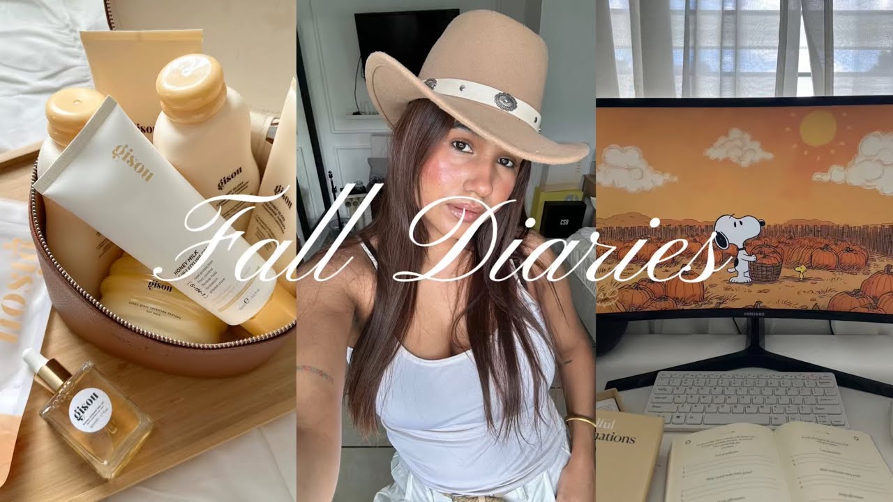 Fall Diaries 🍂 | VS fashioshow, pr unboxing, pumpkin season, journaling, limpieza, grwm, cozy sunday
