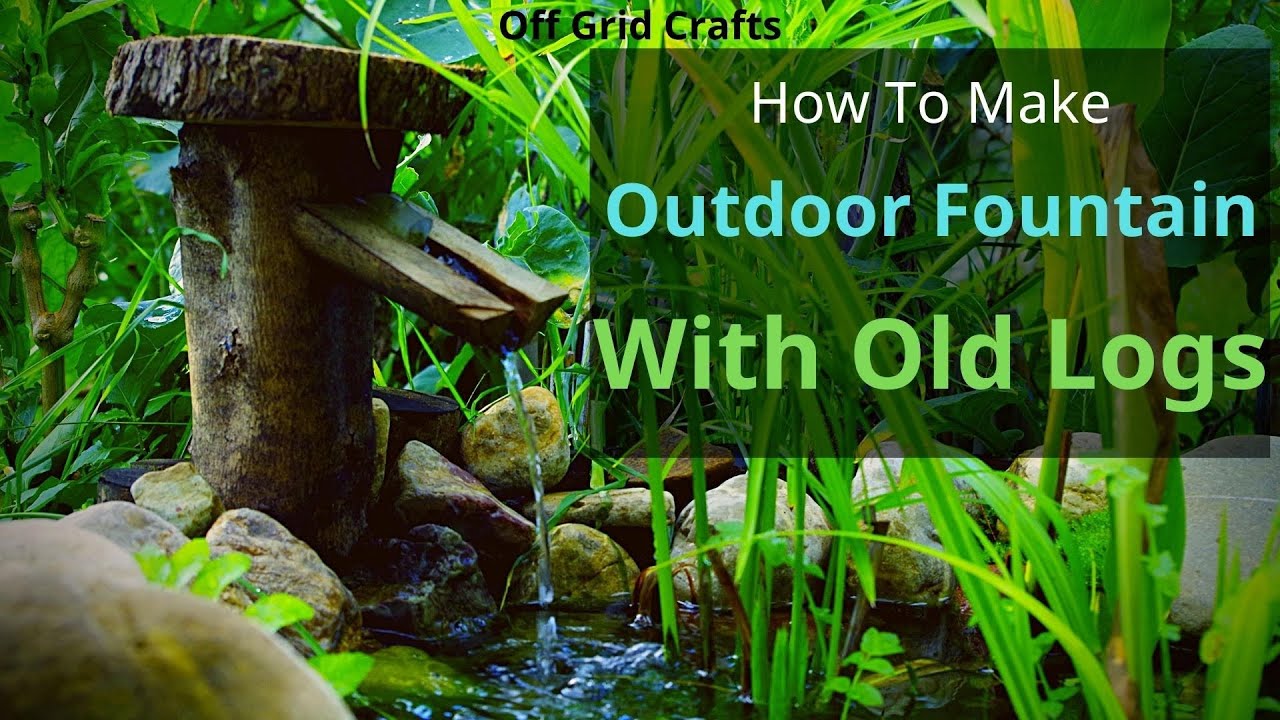 Diy Wooden Fountain