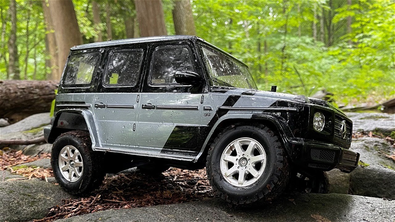 TAMIYA CC02 MERCEDES BENZ G550 4K FOREST CRAWL - HILTON FALLS, ONTARIO 