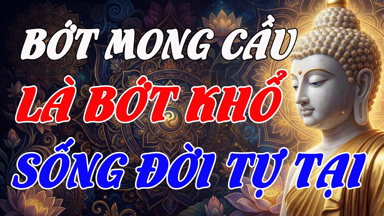 Lời Phật Dạy: Bớt Mong Cầu Là Bớt Khổ Đau – Tâm Không Dính Mắc, Sống Đời Tự Tại