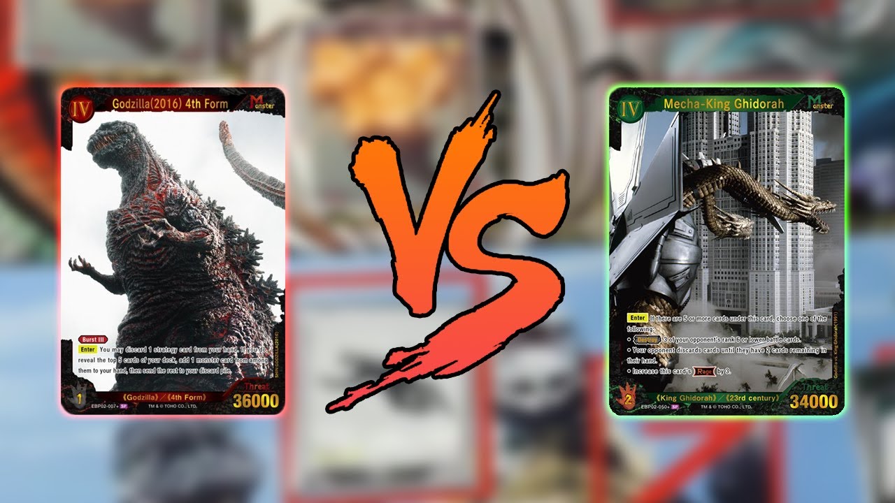 Shin Godzilla vs. King Ghidora \\ GODZILLA CARD GAME