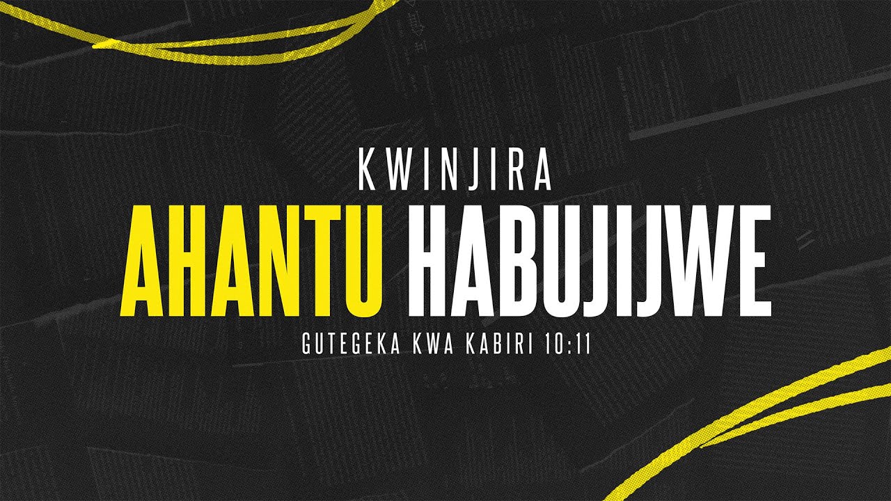Kwinjira Ahantu Habujijwe  | Apostle Christophe SEBAGABO - 7 Gicurasi 2025