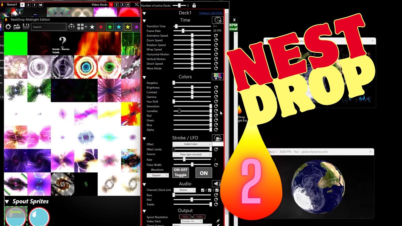 NestDrop V2.0, new features short intro