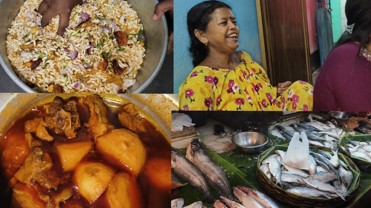 আজ মা এর বাড়ি বিজয়া করতে গেলাম, দিনে মাছের বাজার, মটন কষা,আর রাতে মা এর বাড়ি জমিয়ে মজা।দারুন কাটলো।