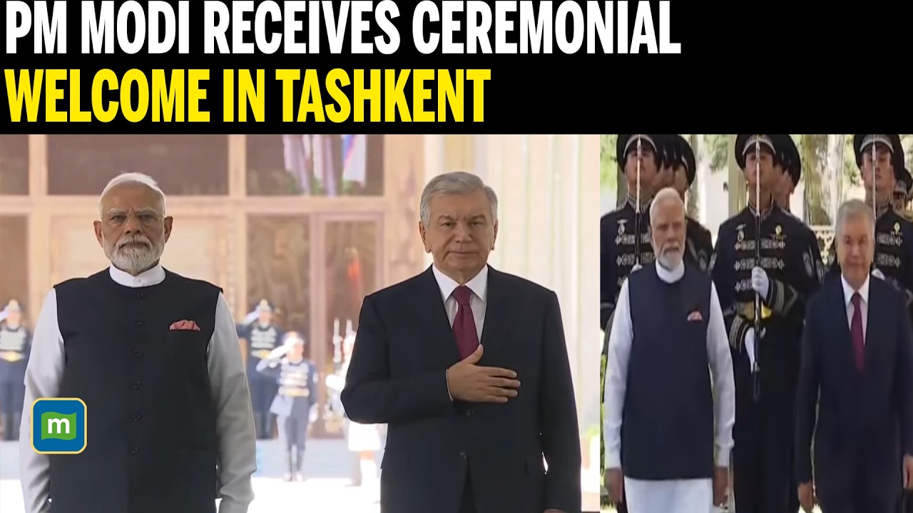 WATCH LIVE: PM Narendra Modi receives ceremonial welcome in Tashkent, Uzbekistan | India |
