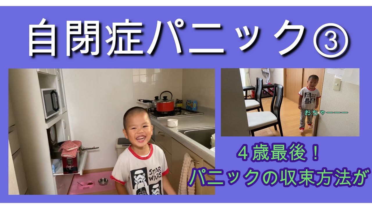 【自閉症】パニック③４歳最後！？パニック収束の方法が・・・！？