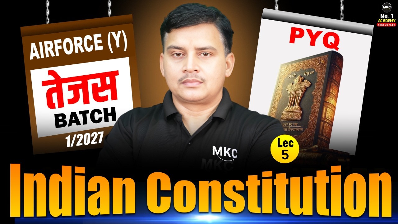 Airforce Y Group 1/2027 | Indian Constitution | Airforce Y Group Preparation | Airforce 1/2027